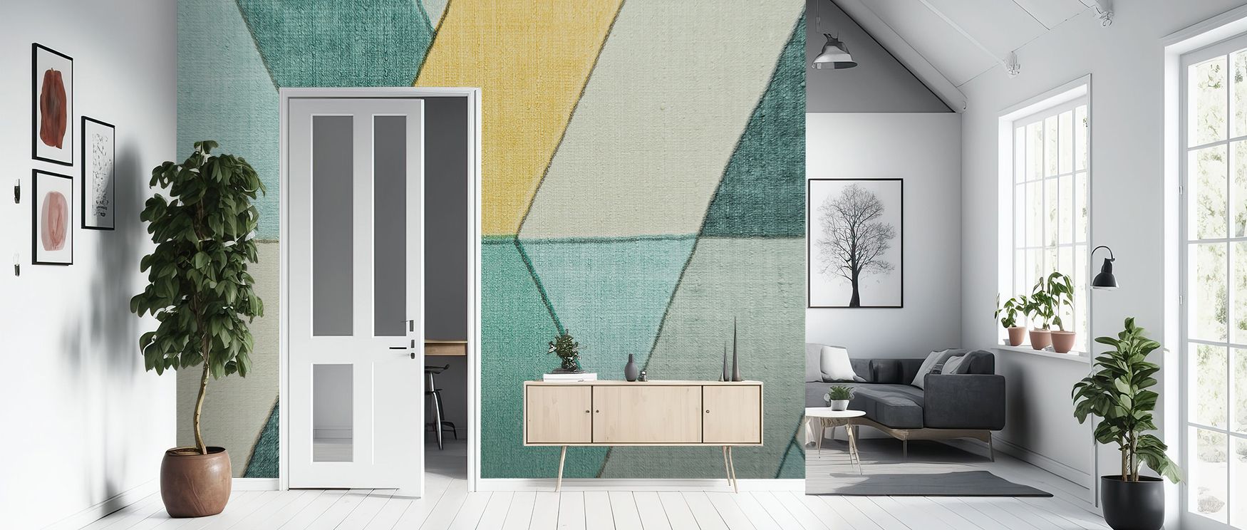 Serenity reflects in Directions In Teal Wallpaper through teal tones, enriching bedrooms or lounges with atmosphere enriched by cultural resonance, modern refinement, and timeless resonance, nurturing interiors into calm artistic environments. 
