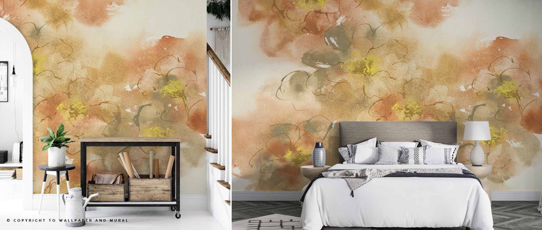 Grandeur thrives in Eartly Freesia Floral Wallpaper through freesia contours, enriching living rooms or lounges with atmosphere enriched by cultural resonance, floral refinement, and timeless resonance, shaping interiors into poised cultural expressions f