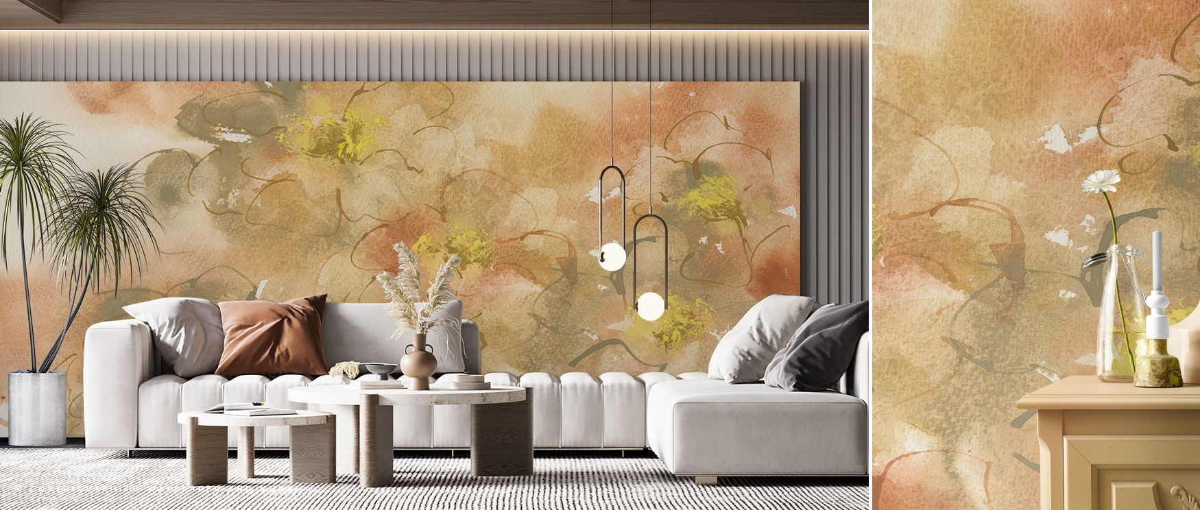 Depth shines in Eartly Freesia Floral Wallpaper across botanical tones, enriching lounges or bedrooms with atmosphere enriched by cultural resonance, floral refinement, and timeless resonance, nurturing interiors into poised cultural spaces. 