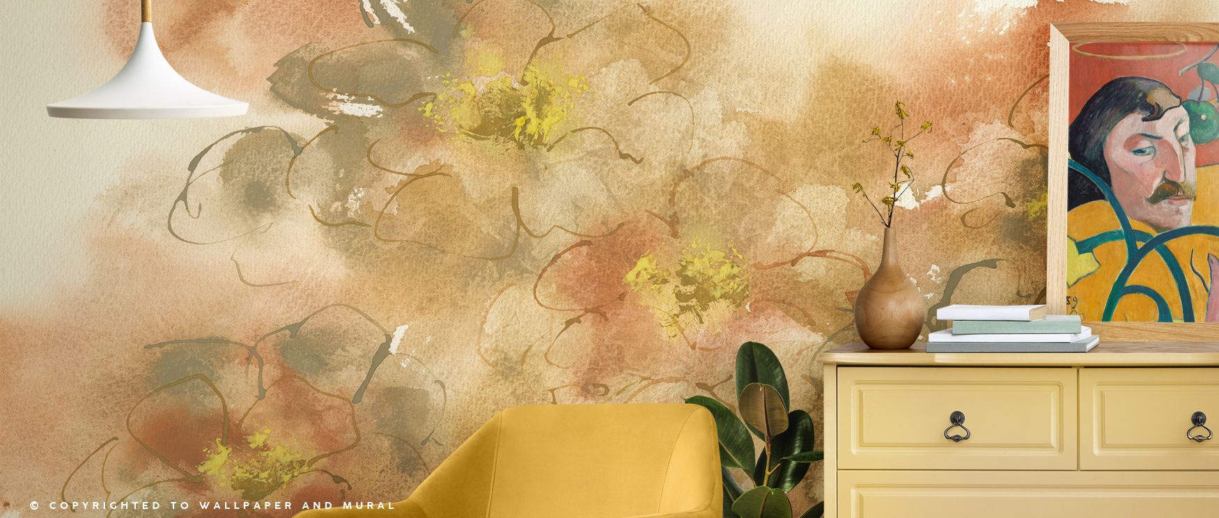 Permanence builds in Eartly Freesia Floral Wallpaper across freesia layers, enriching lounges or dining areas with atmosphere enriched by cultural resonance, floral refinement, and timeless resonance, nurturing interiors into calm artistic spaces filled w
