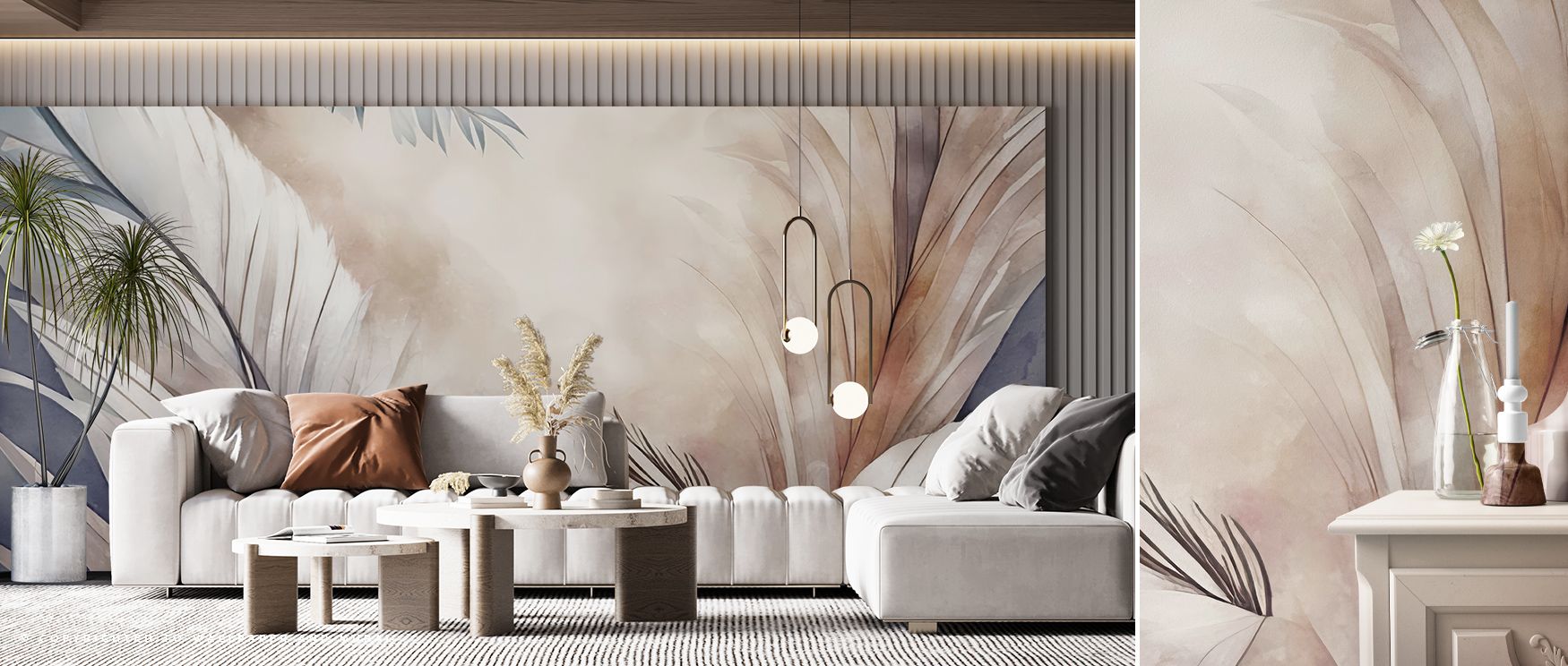 Gentle artistry defines Feathers Magic Brown Wallpaper, feather details drifting across warm brown tones. Studies or bedrooms glow with natural charm, filled with rustic presence and refined atmosphere that enhances mood with quiet calm. 