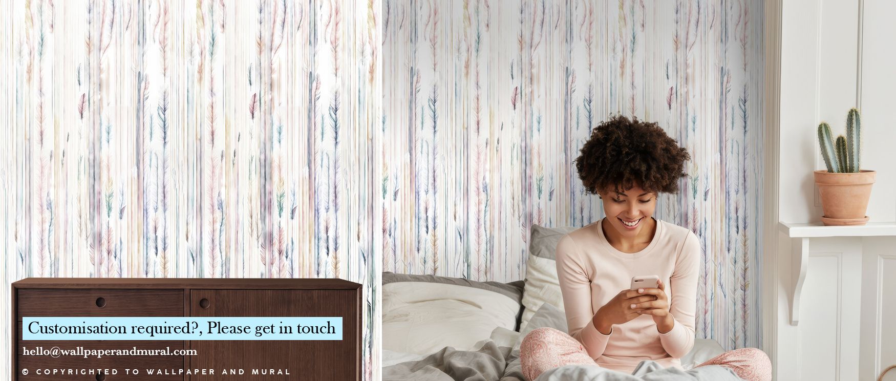 Golden radiance glows from Feathers Melody Yellow Wallpaper, motifs arranged in rhythmic flow. Interiors such as playrooms or bedrooms are filled with luminous charm, cheerful vibrancy, and joyful brilliance, creating uplifting atmosphere that celebrates 