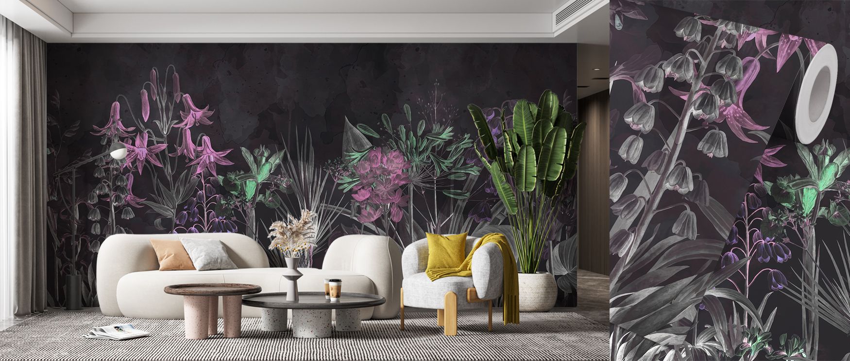 The vitality of Field of Dreams Dark Bright Green Wallpaper unfolds through layered fields painted in bright green tones. Interiors such as offices or bedrooms glow with freshness, balance, and timeless natural charm, enriching walls with artistic presenc