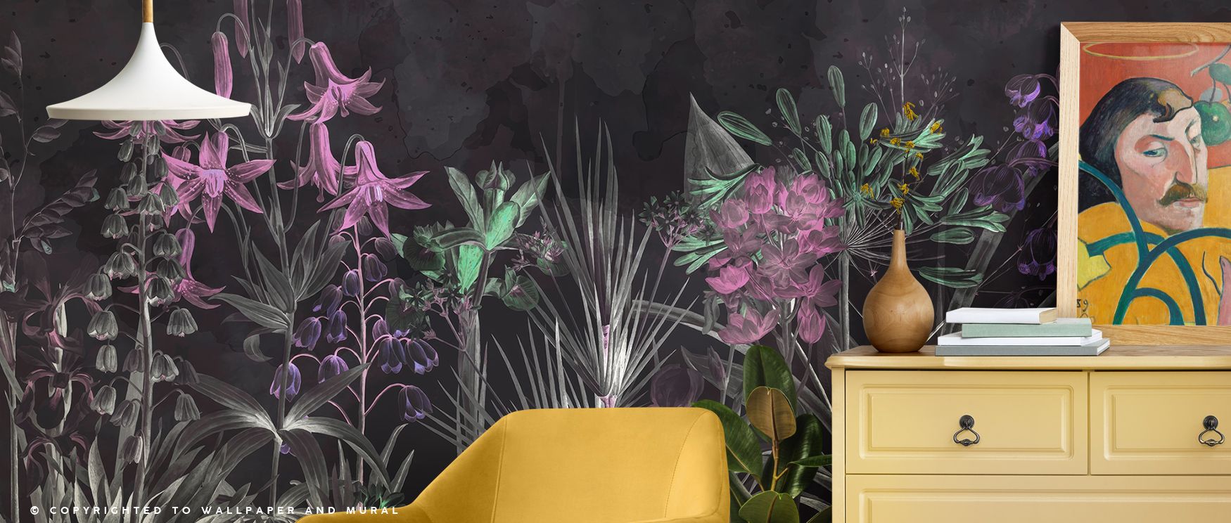 Field of Dreams Dark Bright Green Wallpaper brings freshness into interiors, painted in layered green tones. Bedrooms or living rooms shine with vibrancy, natural calm, and timeless botanical charm, surrounding interiors with luminous artistry. 