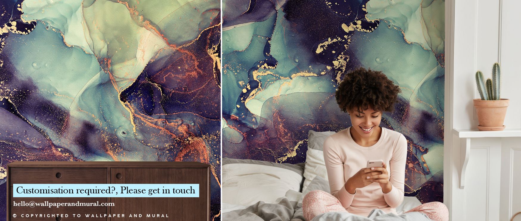 Free-Flow Ink Purple Wallpaper surrounds interiors with expressive rhythm, flowing patterns painted in purple hues. Living rooms or offices glow with refined artistry, creative energy, and luminous atmosphere, enriching walls with elegance and vibrancy. 