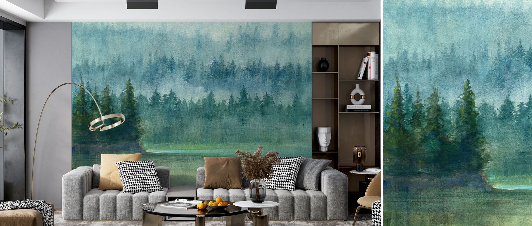 Green Point Wallpaper surrounds interiors with tonal brilliance shaded in layered greens arranged across rhythmic compositions that reflect balance. Living rooms, bedrooms, or offices glow with calm presence, enriched by sophisticated elegance, refined ar