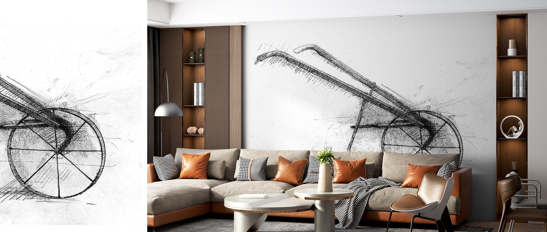 Hard Labor Industrial Wallpaper delivers urban rhythm painted in layered tones of steel and graphite shaded with metallic detail that radiates grit. Offices, bedrooms, or living rooms glow with edgy elegance, enriched by resilience, refined artistry, and 