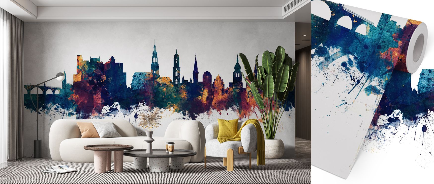 Heidelberg Germany Skyline Blue & Bronze Wallpaper delivers architectural brilliance painted in radiant tones of cobalt and bronze layered in luminous rhythm. Living rooms, bedrooms, or offices glow with metropolitan elegance, enriched by refined calm, ti