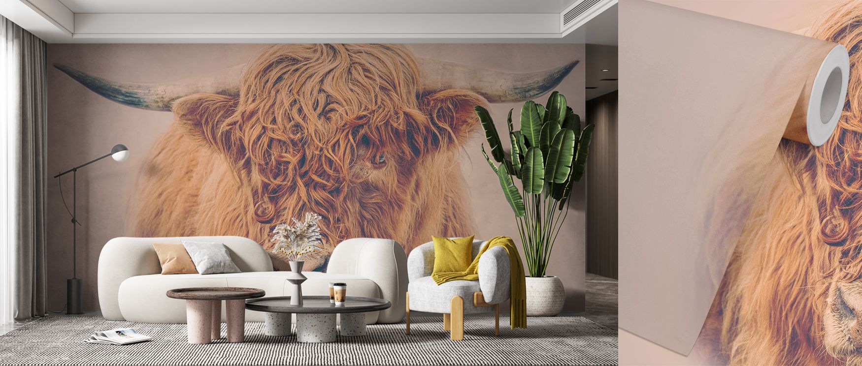 Highland Pride Wallpaper carries rugged brilliance with landscapes shaded in moss and slate tones painted with balance and rhythm. Bedrooms, offices, or living rooms glow with refined charm, enriched by natural artistry, luminous calm, and serenity, inter