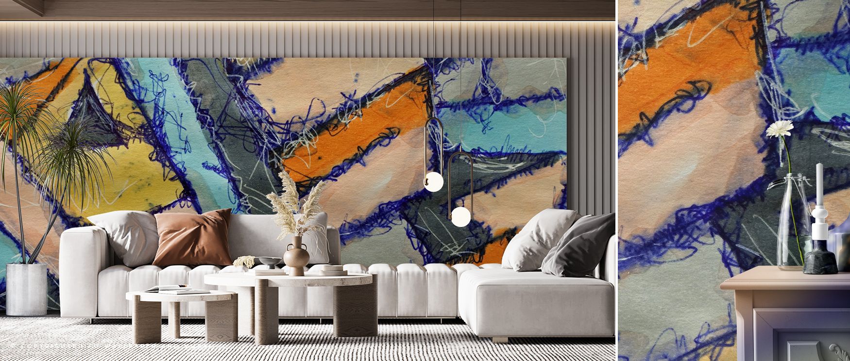 In the Suburbs Wallpaper highlights calm charm with suburban detail painted in muted tones layered across rhythmic surfaces. Bedrooms, living rooms, or studies glow with luminous brilliance, enriched by serenity, refined artistry, and atmosphere of natura
