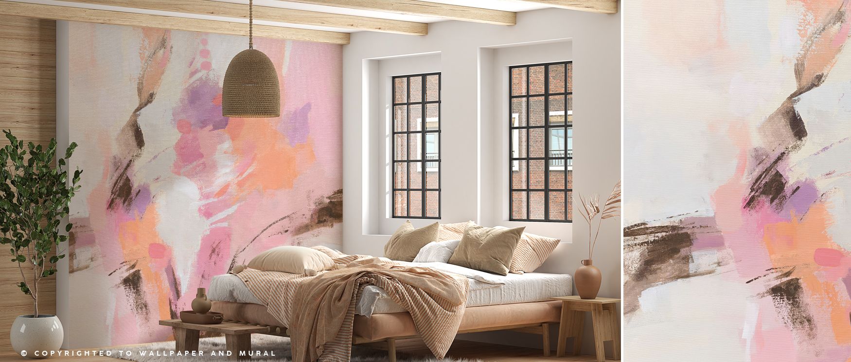 Petals appear luminous, suspended in soft air, layered with tonal depth that suggests transience and beauty, transforming living areas or dining spaces into restful settings defined by poetic artistry and delicate natural grace. 