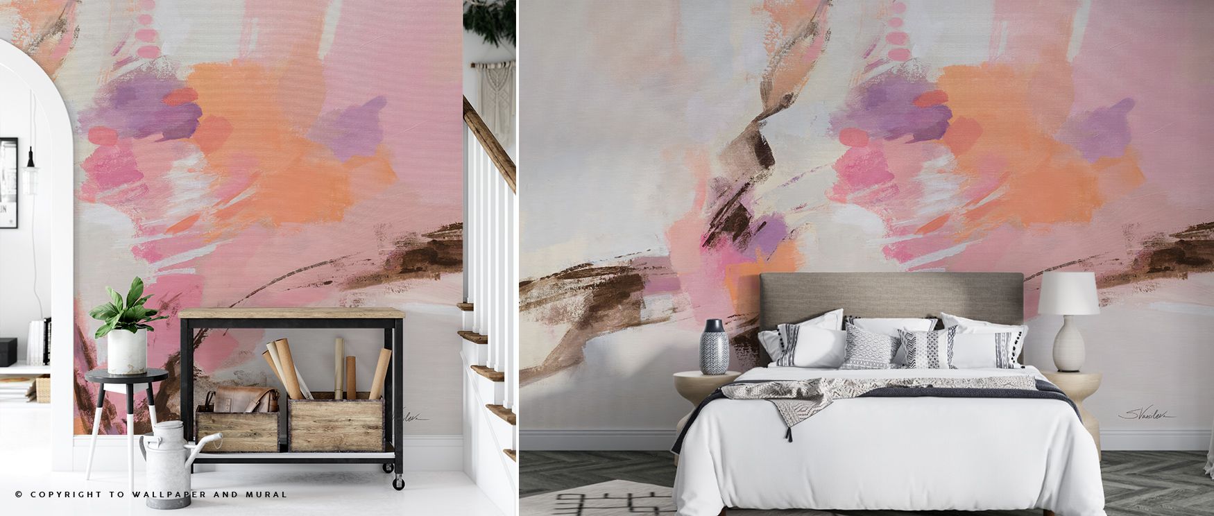 Subtle shades of pink flow into muted tones, creating depth in each petal’s detail, offering dining areas or living rooms refined artistry that turns ordinary walls into poetic landscapes filled with cultural symbolism and tranquility. 