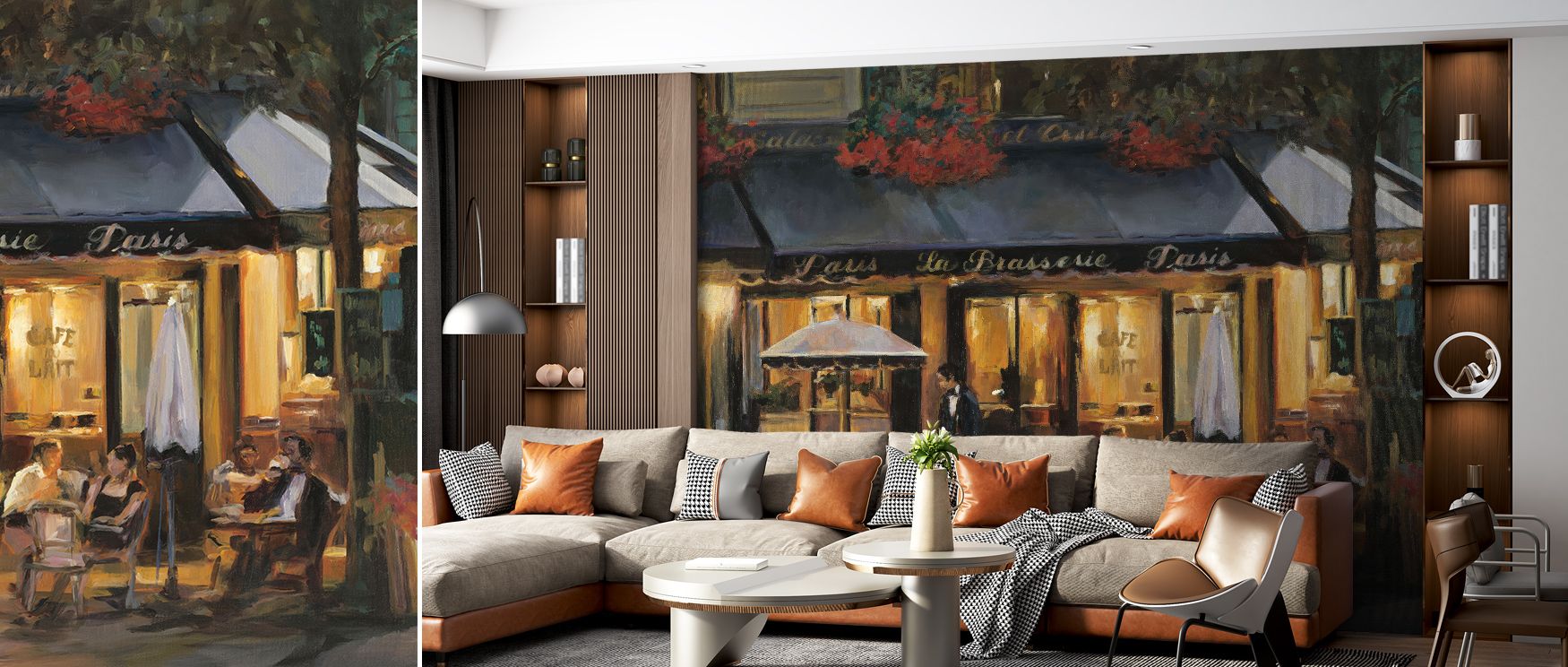Subdued tones layered with architectural motifs create rhythm and charm, elevating living rooms or dining spaces with atmosphere inspired by French traditions, infusing interiors with cultural artistry and refined sophistication that enriches decorative l
