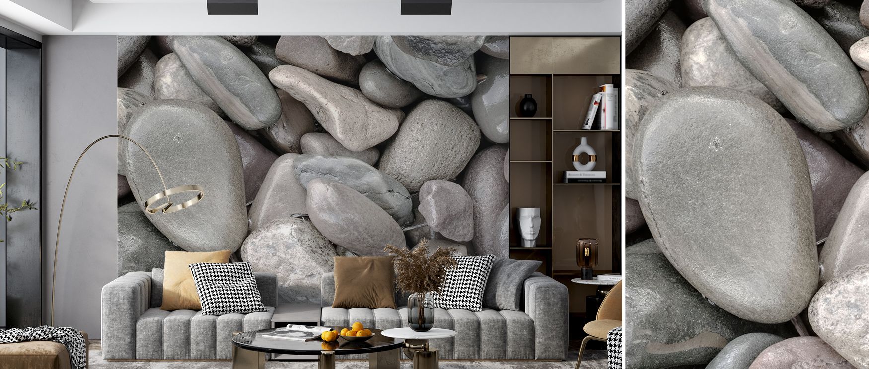 Gentle interplay of textures creates depth, turning studies, bedrooms, or living rooms into contemplative interiors filled with balance, refinement, and decorative stillness inspired by natural harmony.