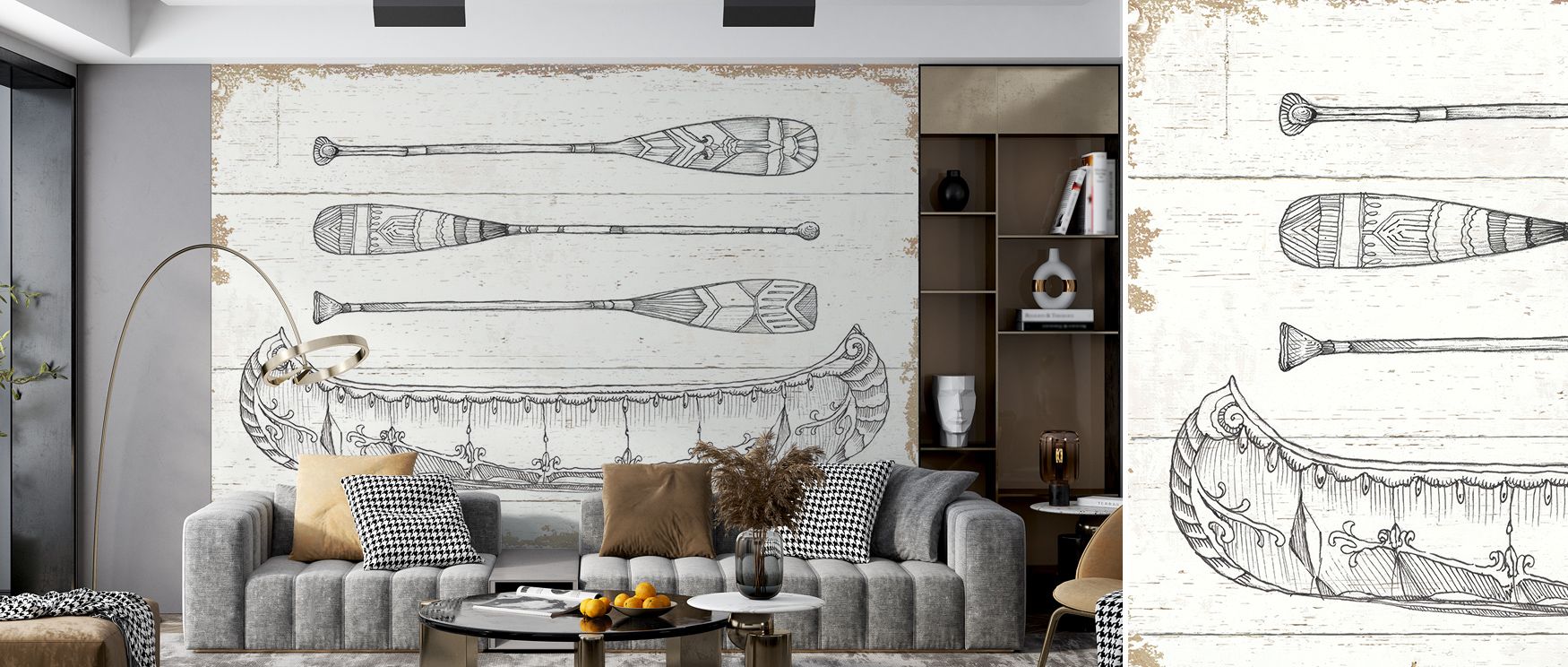 Subdued tonal rhythm emerges through delicate sketch strokes, producing imagery that enriches studies or bedrooms with artistic refinement, contemplative balance, and atmosphere steeped in natural calm and decorative grace.