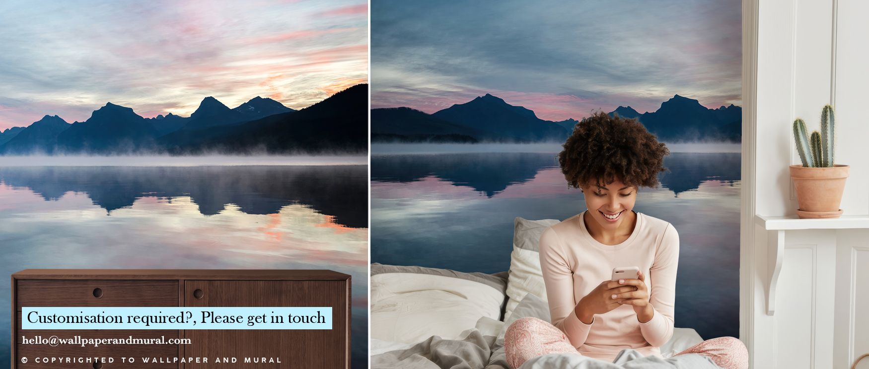 Layers of morning light unfold in delicate gradients, enriching studies or living spaces with imagery that conveys warmth, decorative charm, and meditative calm shaped by artistic rendering of sunrise reflections across tranquil surfaces. 