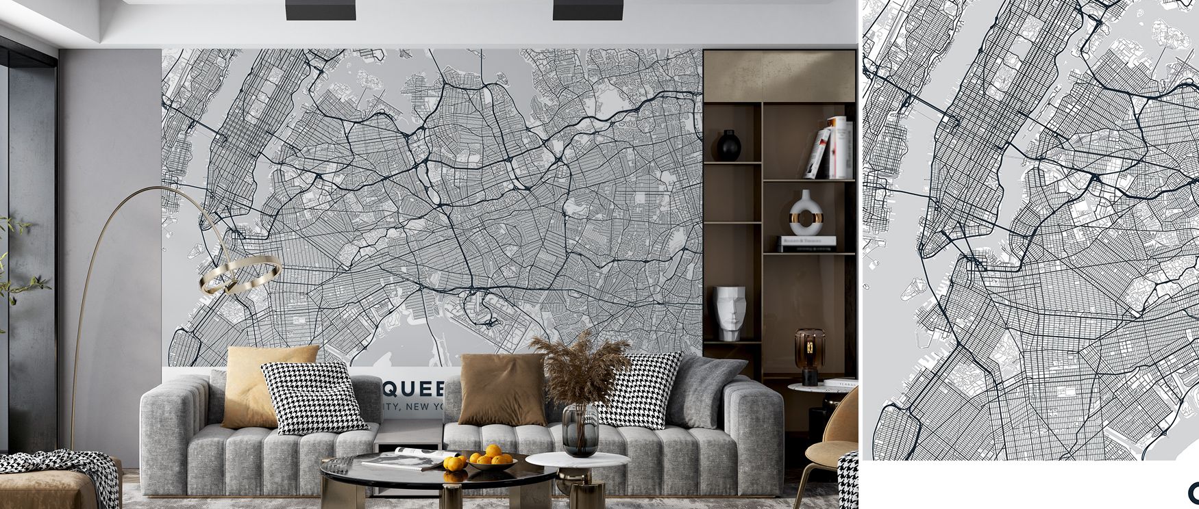 Stylish atmosphere is created by the Map of Queens Wallpaper, where decorative lines capture borough identity with elegance. Interiors are enhanced with balance and sophistication, enriching bedrooms, offices, or living rooms with curiosity, charm, and cu