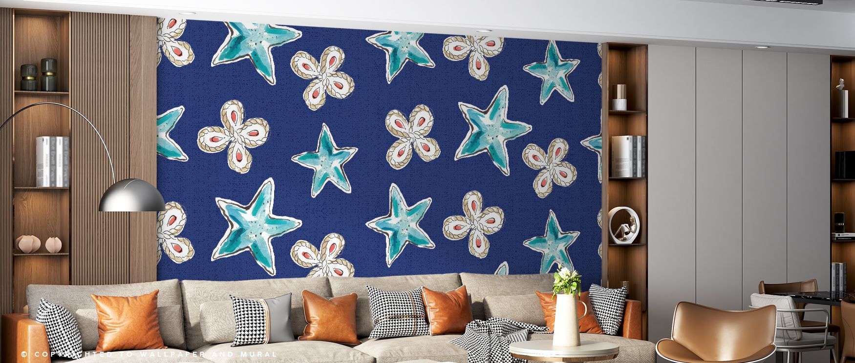 Radiant beauty is found in the Maritime Stars Blue on Blue Wallpaper, with constellations arranged across shades of blue. The scattered pattern provides calm sophistication, inspiring reflection and creativity. Its timeless design introduces depth and ser