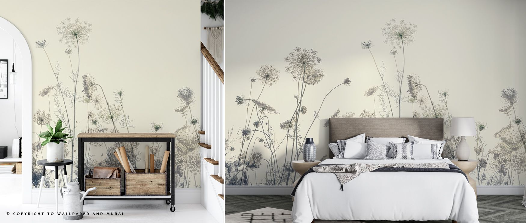 Delicate lines and curves form rhythmic layers that move across the mural with balance. The Moodion Wallpaper captures creativity without excess, making interiors reflect personality through subtle artistry. Its presence complements bedrooms or living roo