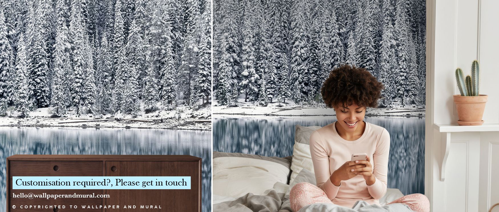 Gentle transitions in tone highlight the lake’s reflective beauty. The Moraine Lake Wallpaper offers stillness that permeates interiors, blending land, sky, and water into one balanced composition. Its atmosphere carries timeless calm into bedrooms or off