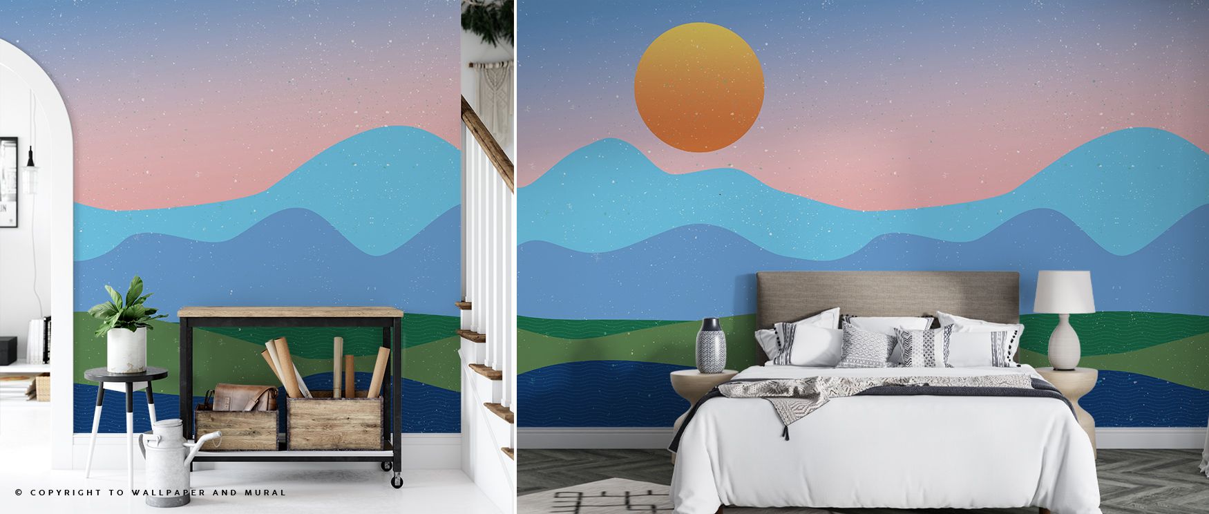 A sense of freedom emerges from peaks rising toward expansive skies. The Mountain Top Wallpaper offers imagery of timeless balance, turning bedrooms, offices, or living areas into retreats of calm. Subtle tones enrich the design, grounding interiors in se