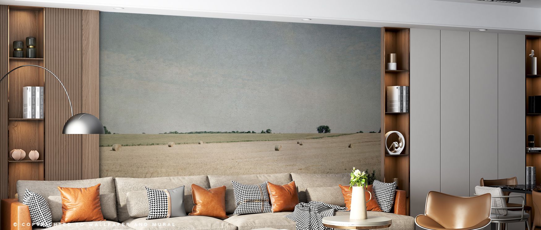 Balanced impressions of nature appear within Neutral Country II Wallpaper, where tones reflect timeless harmony. The design highlights subtle rustic charm, enhancing bedrooms and living rooms with inviting warmth and gentle elegance that speaks of country