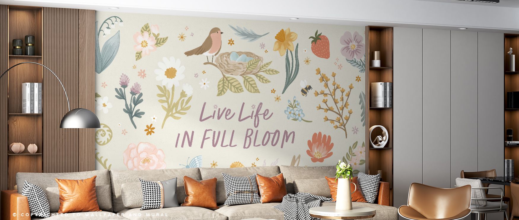 Subtle sophistication emerges in Never Forget Wallpaper, where symbolic motifs enrich interiors with reflection. Its elegance transforms bedrooms and living rooms, crafting atmospheres filled with calm dignity and timeless beauty drawn from memory.