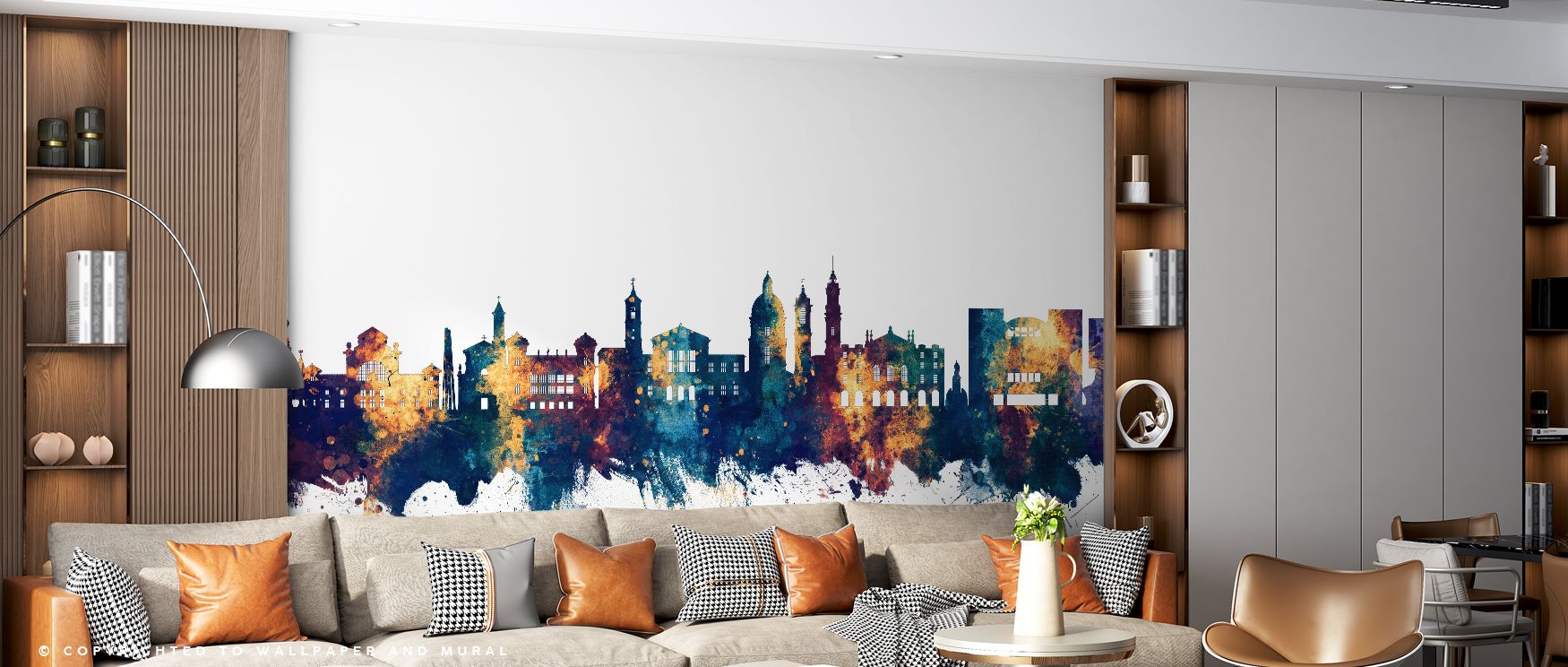 Distinctive artistry defines Nice France Skyline Blue & Bronze Wallpaper, presenting the city’s identity through radiant contrasts. Interiors glow with timeless elegance, allowing bedrooms and living rooms to gain atmospheres filled with balance and charm