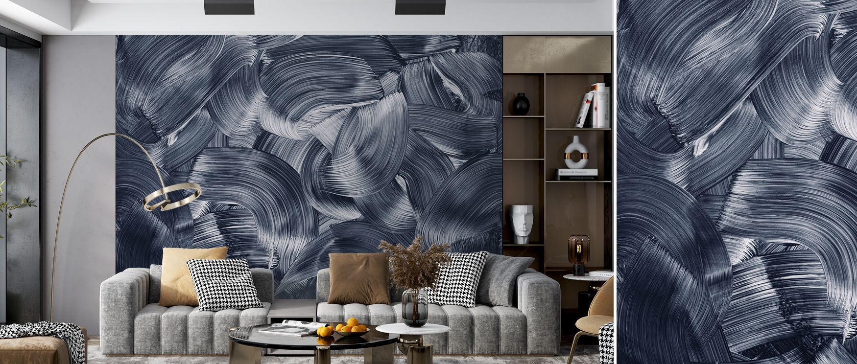 Creative artistry defines Oceania Brush Strokes Wallpaper, blending bold tones with refined presence. Bedrooms and living rooms become inspired interiors filled with movement, vibrancy, and sophisticated charm, offering timeless resonance and modern elega