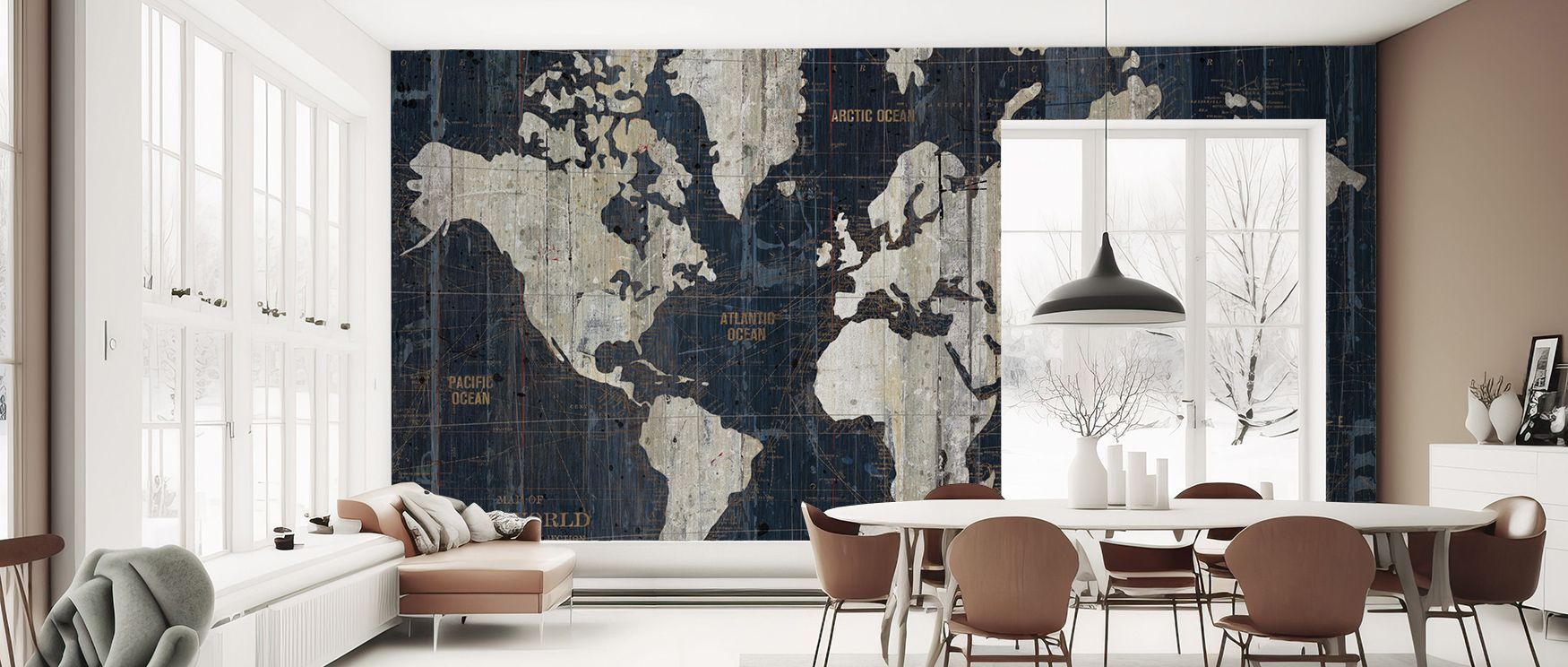 Timeless depth enriches Old World Map Blue v2 Wallpaper, with cartography capturing oceans and continents in detail. Bedrooms and living rooms benefit from artistry, refinement, and cultural identity, surrounding spaces with elegance and heritage sophisti