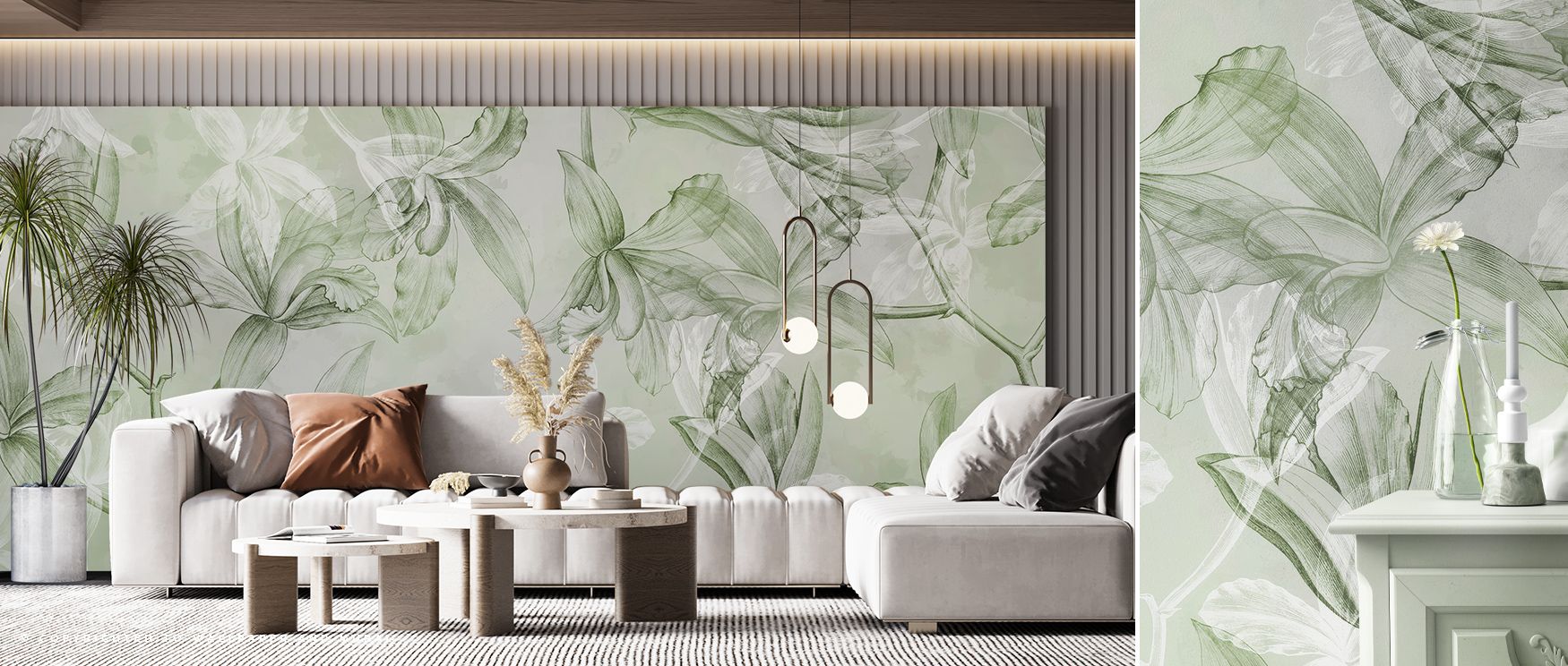 Natural presence is enriched through Orchids on Water RR Wallpaper, with blossoms enhancing interiors through refined artistry. Bedrooms and living rooms benefit from balance, charm, and timeless resonance, surrounding spaces with elegance, sophistication