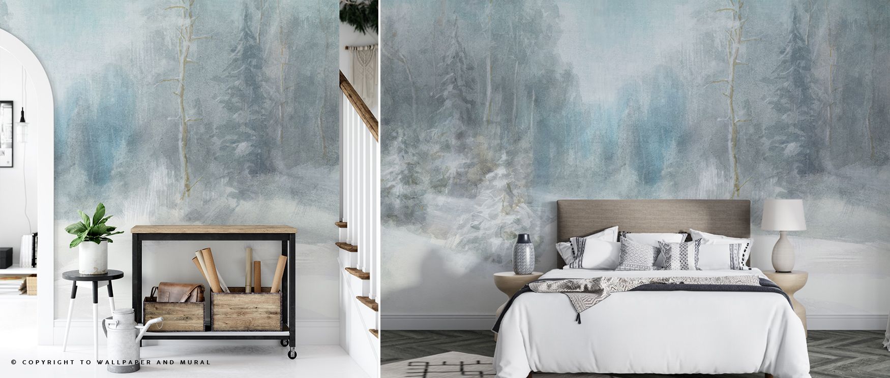 Timeless artistry shines in Peaceful Winter Wallpaper, presenting seasonal calm through delicate tones. Bedrooms and living rooms are enriched with refinement, balance, and charm, surrounding interiors with timeless resonance, sophistication, and natural 