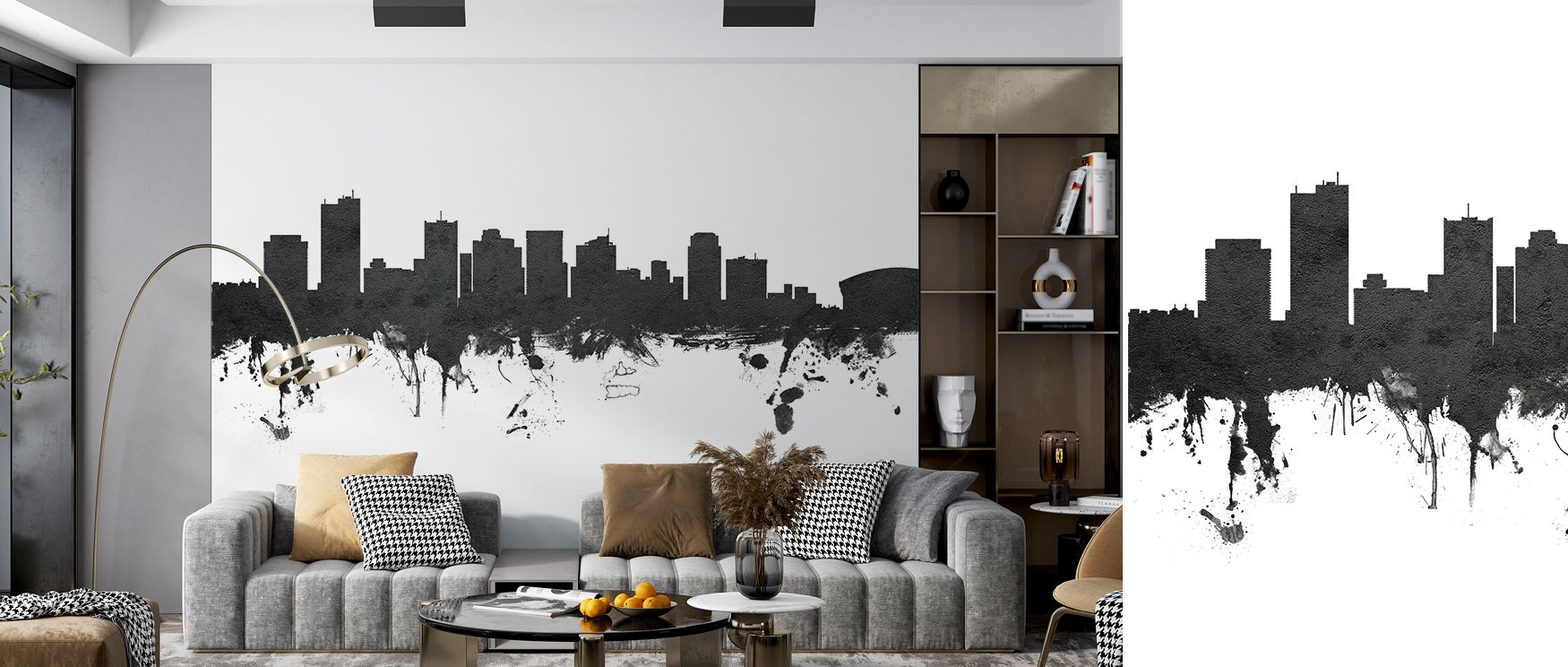 Architectural brilliance appears in Phoenix Skyline Black & White Wallpaper, presenting landmarks in monochrome tones. Bedrooms and living rooms resonate with resonance, refinement, and balance, surrounding interiors with cultural pride, artistry, and tim