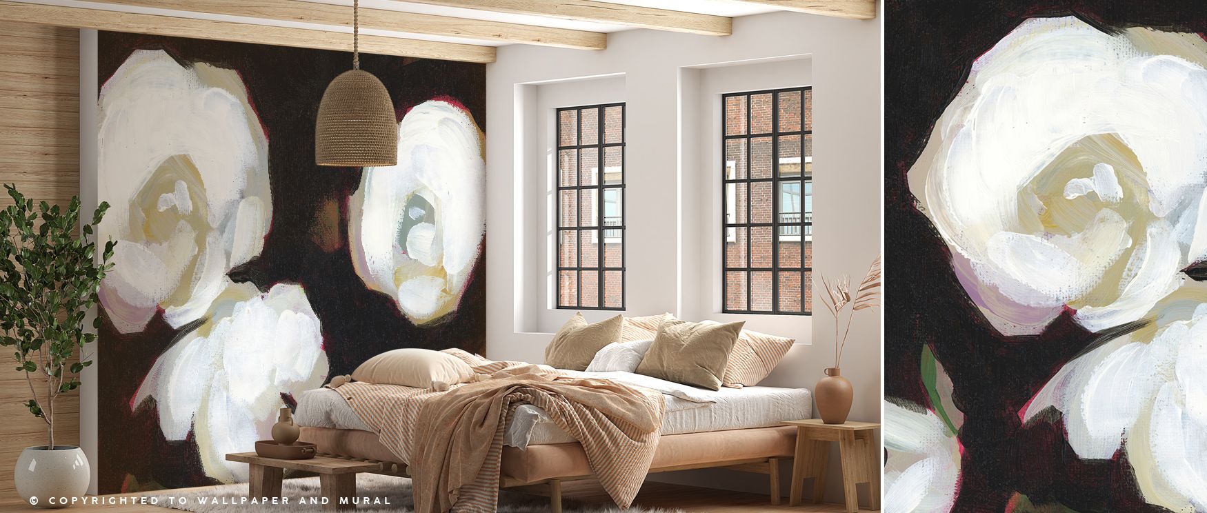 Artistic grace surrounds interiors with the Queen of Hearts II Wallpaper, delicate illustration balancing detail and grandeur. This mural enriches spaces with atmosphere, turning lounges or bedrooms into settings filled with elegance and refinement. 