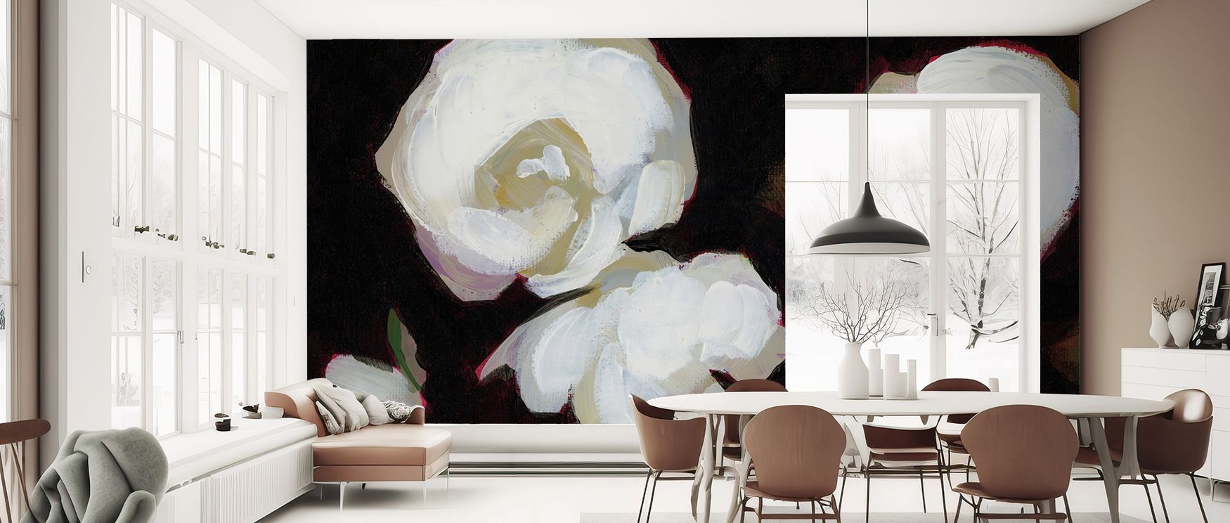 The Queen of Hearts II Wallpaper blends artistic delicacy with grandeur, transforming interiors into sanctuaries of charm. Its queenly figure radiates refinement, making bedrooms, living spaces, or dining areas glow with elegance. 