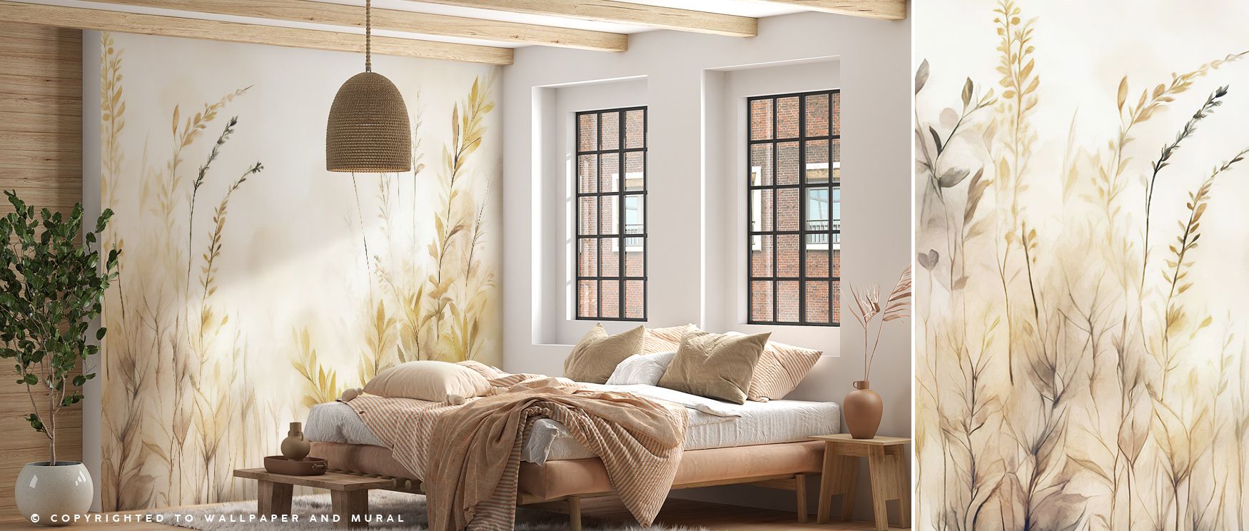 In the Quiet Dreams Yellow Wallpaper, delicate hues unfold in calm rhythm, enriching interiors with atmosphere of refinement, surrounding bedrooms, living areas, or hallways with artistry that inspires tranquility and timeless sophistication. 