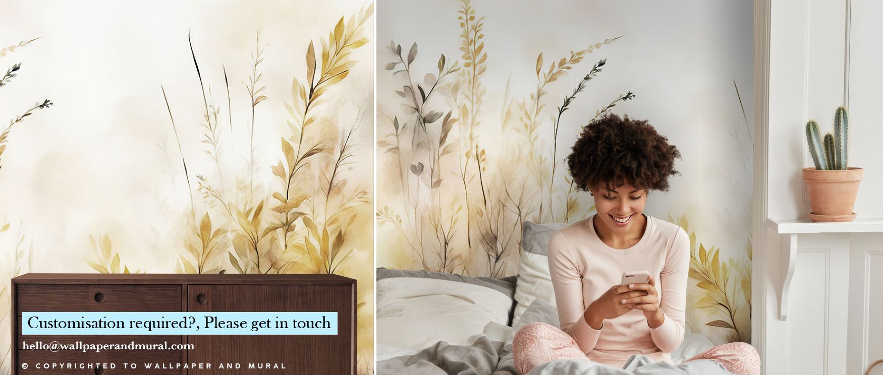 Radiant tones define the Quiet Dreams Yellow Wallpaper, hues glowing with calm balance enrich interiors with atmosphere of refinement, surrounding bedrooms, dining spaces, or hallways with artistry and serenity that feels timeless and elegant. 