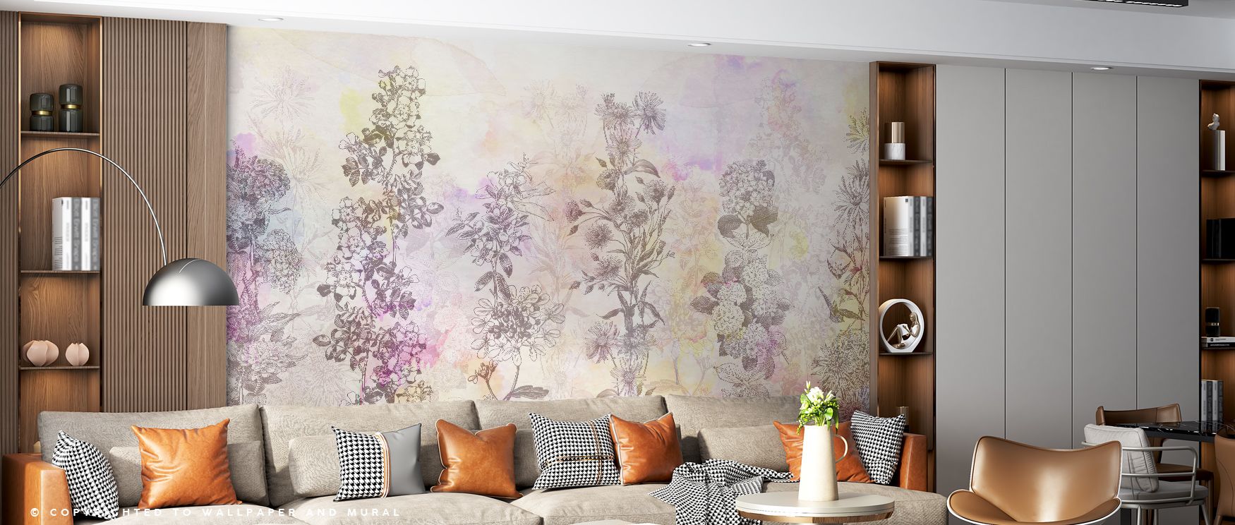 The Reaching For the Sun Wallpaper carries energy into interiors, sunflowers painted with brilliance enrich walls with atmosphere of balance, surrounding bedrooms, living areas, or hallways with artistry and charm that radiates timeless vitality. 