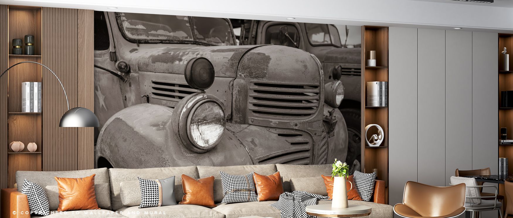 The Rusted Glory II Wallpaper reflects earthy elegance through rust patterns, tones flowing with textured rhythm that enriches interiors with atmosphere of refinement, surrounding bedrooms, hallways, or dining spaces with calm sophistication and artistry 