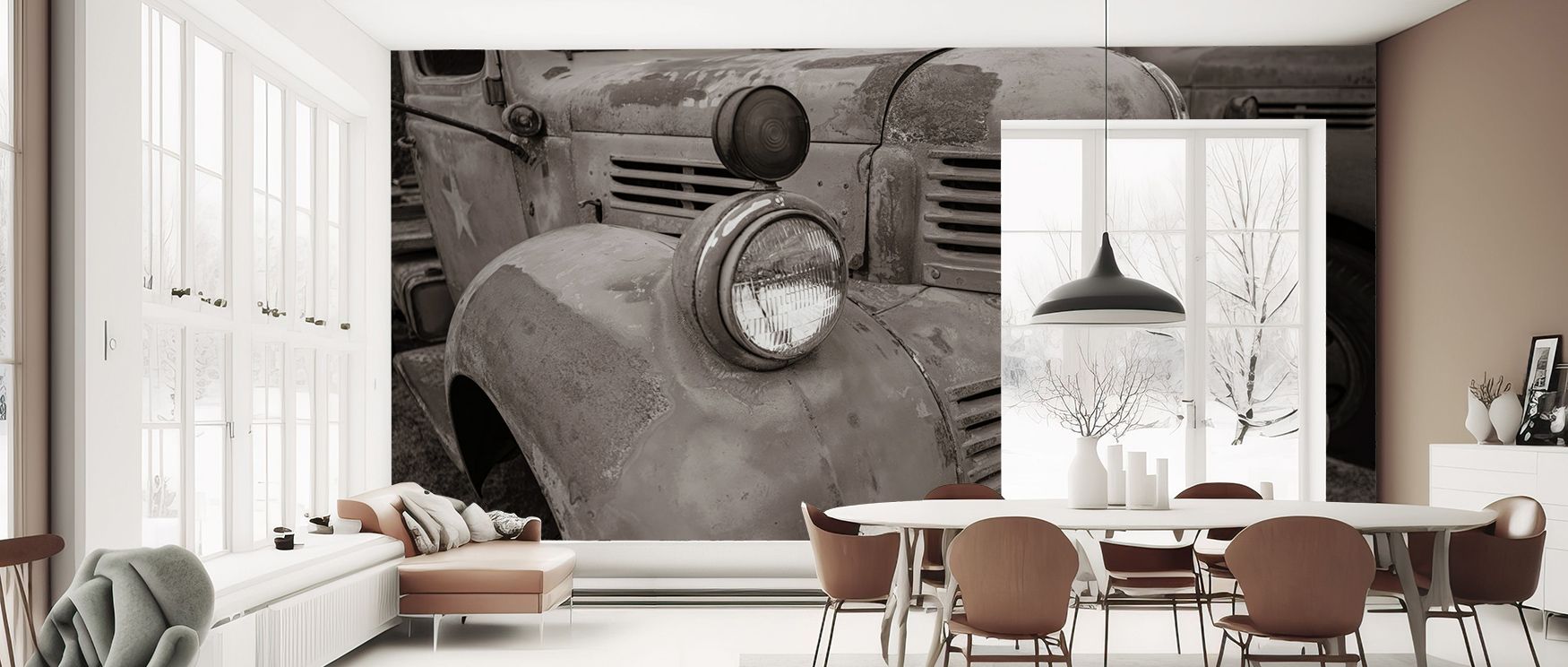 The Rusted Glory II Wallpaper carries layered textures through rust tones, enriching interiors with atmosphere of artistry and warmth, surrounding bedrooms, dining spaces, or hallways with charm that inspires calm balance and timeless sophistication. 