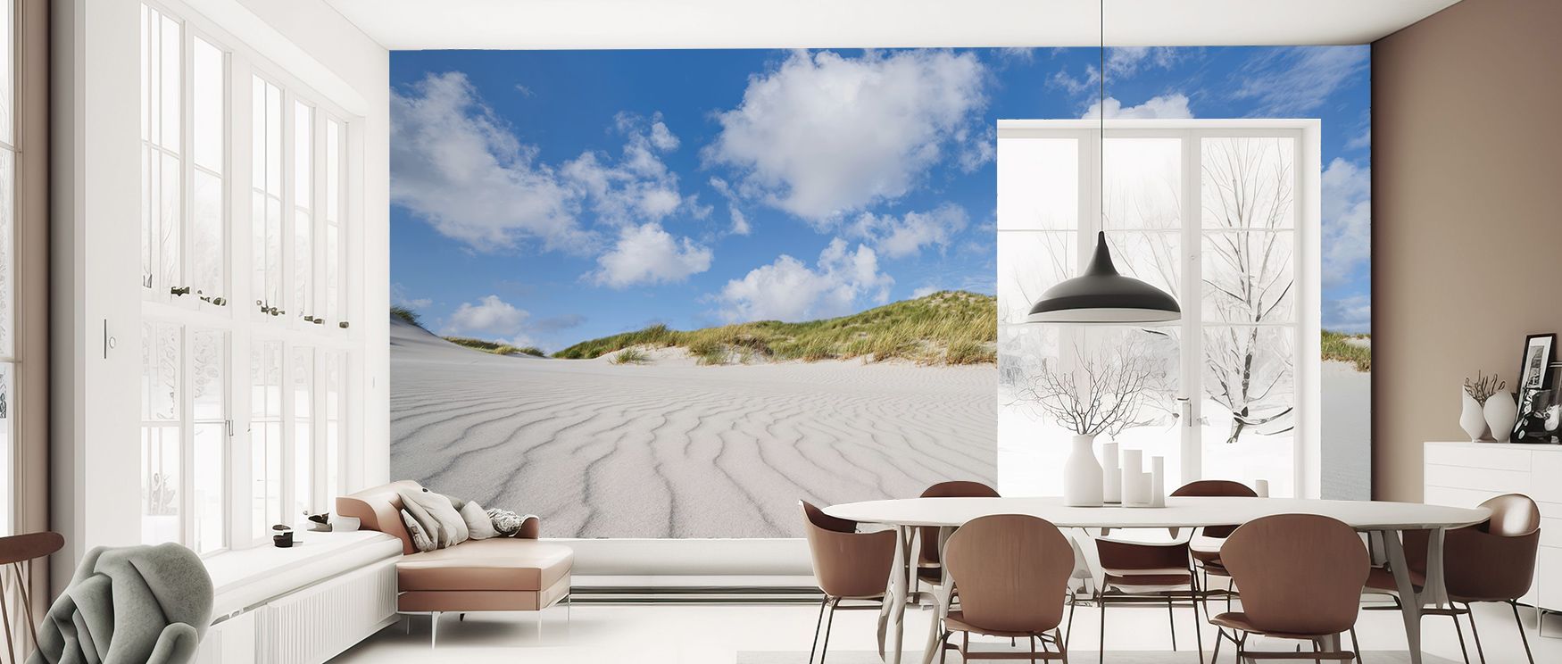 Textured brilliance defines the Sand Dune Macro Wallpaper, natural tones enriching interiors with atmosphere of refinement, surrounding bedrooms, dining areas, or offices with artistry and timeless balance. 