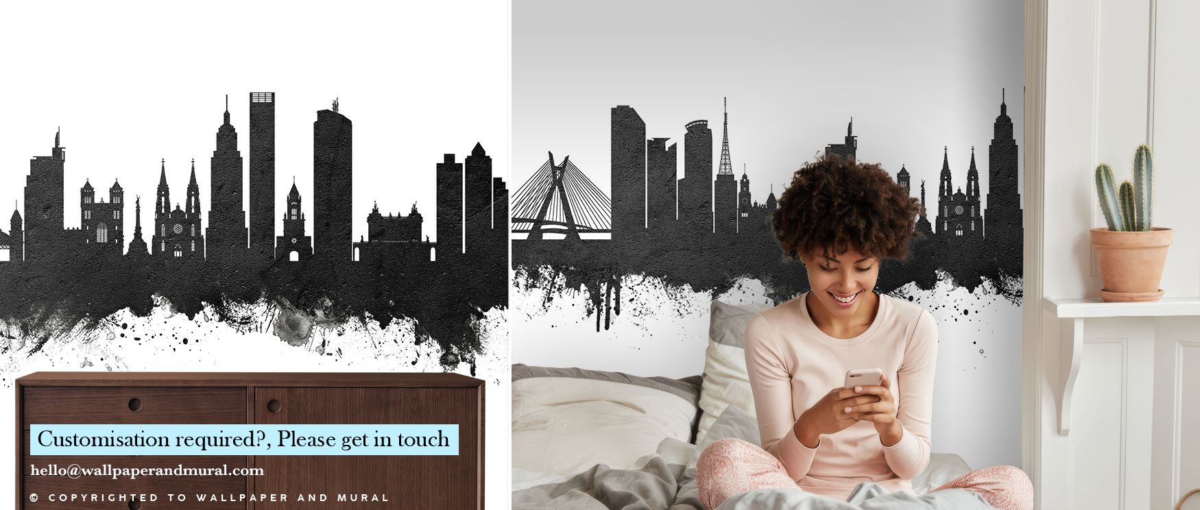 Urban artistry expands in São Paulo Brazil Skyline Wallpaper, monochrome imagery transforming living areas into sanctuaries of elegance, interiors alive with reflective calm, walls layered in cultural resonance and heritage charm. 