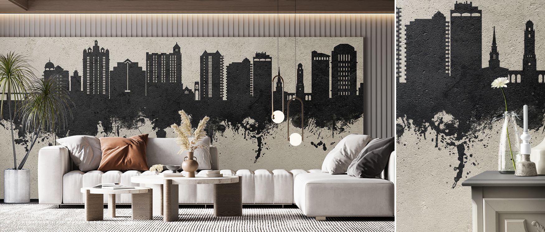 Striking presence flows through Sarasota Florida Skyline Wallpaper, imagery glowing with concrete artistry, living rooms enriched with cultural charm, interiors alive with modern calm and walls carrying timeless sophistication. 