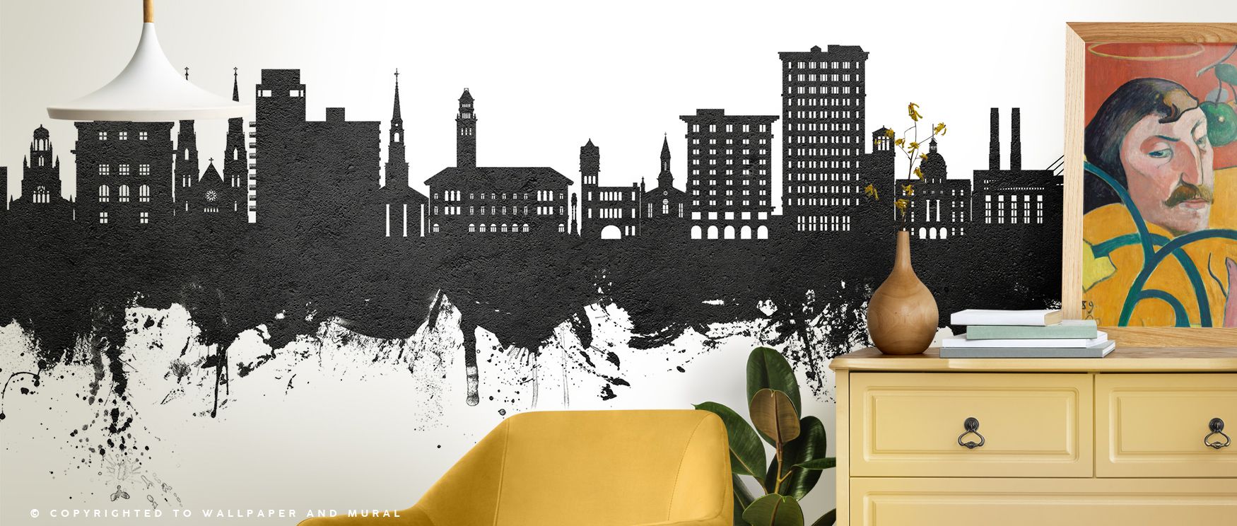 Across monochrome tones, the Savannah Georgia Skyline Black & White Wallpaper unfolds with depth and balance, enriching interiors with timeless sophistication. Architectural silhouettes rise in contrast, where dark and light merge to create rhythm and gra