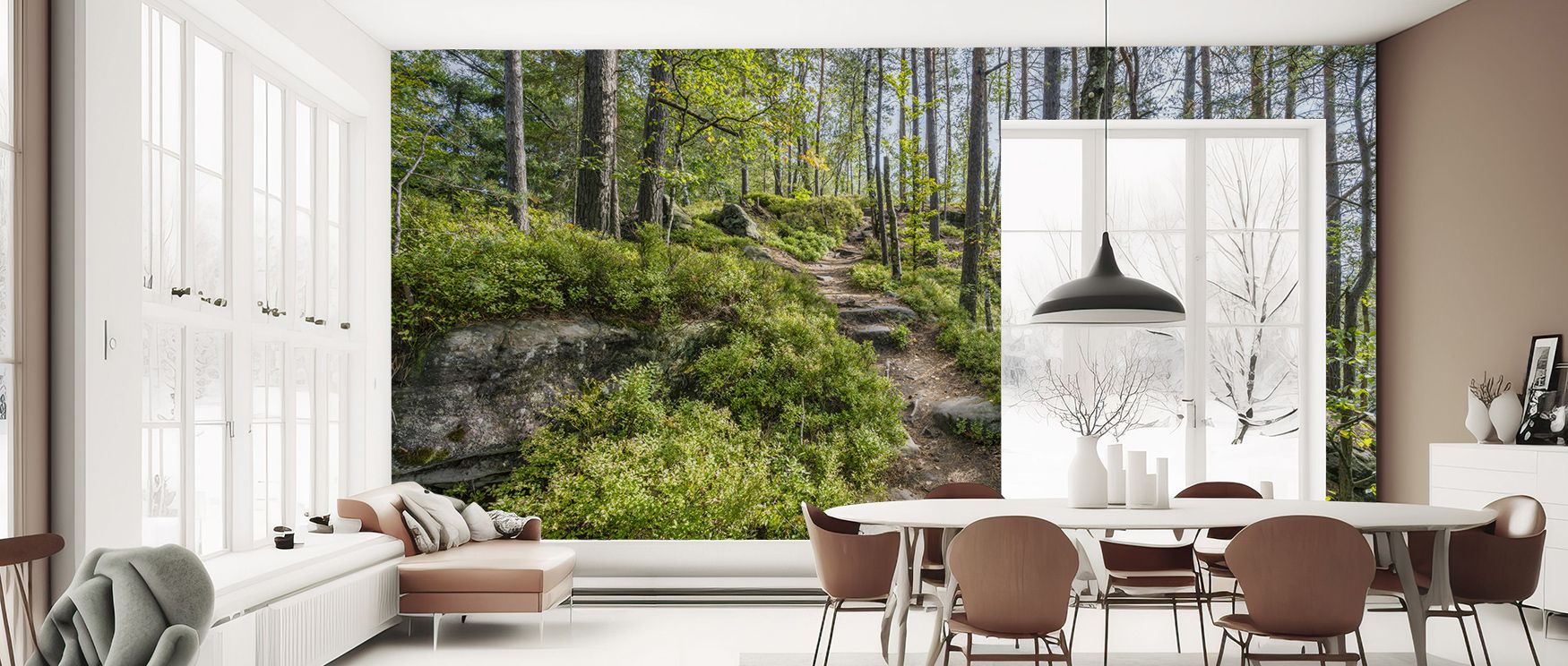 Radiant tones breathe in the Saxon Trails Wallpaper, as imagery glows with historic charm. Its artistry surrounds bedrooms, dining areas, or offices with timeless sophistication. The palette reflects heritage rhythm, enriching interiors with calm balance.