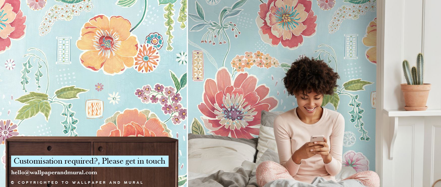 Gentle textures unfold within the Simple Blossom Floral Elegance Wallpaper, blossoms brushed with luminous tones, enriching bedrooms with tranquility, filling interiors with a graceful cadence that resonates in soft atmospheres, creating a backdrop that f