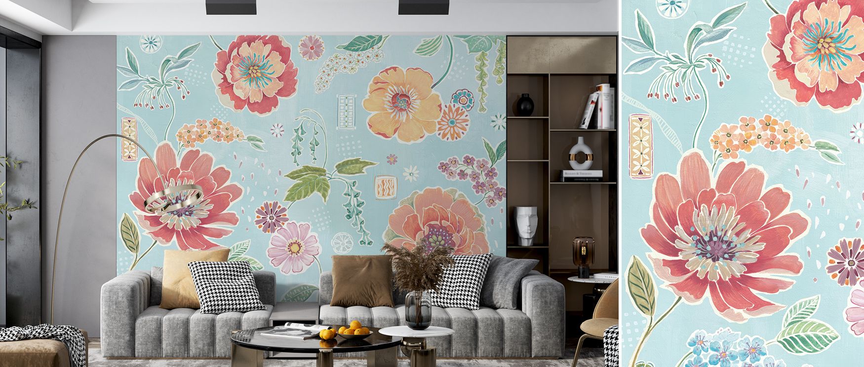 The Simple Blossom Floral Elegance Wallpaper blooms with poetic radiance, petals glowing softly, filling bedrooms with serenity and layering interiors with elegant rhythm that enhances walls with timeless natural presence and enduring tranquility. 
