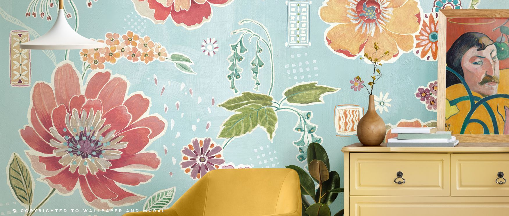 Petals emerge in delicate clarity through the Simple Blossom Floral Elegance Wallpaper, blossoms expanding gently to enrich bedrooms with natural elegance, filling interiors with poetic atmosphere that balances tranquility and timeless charm across every 