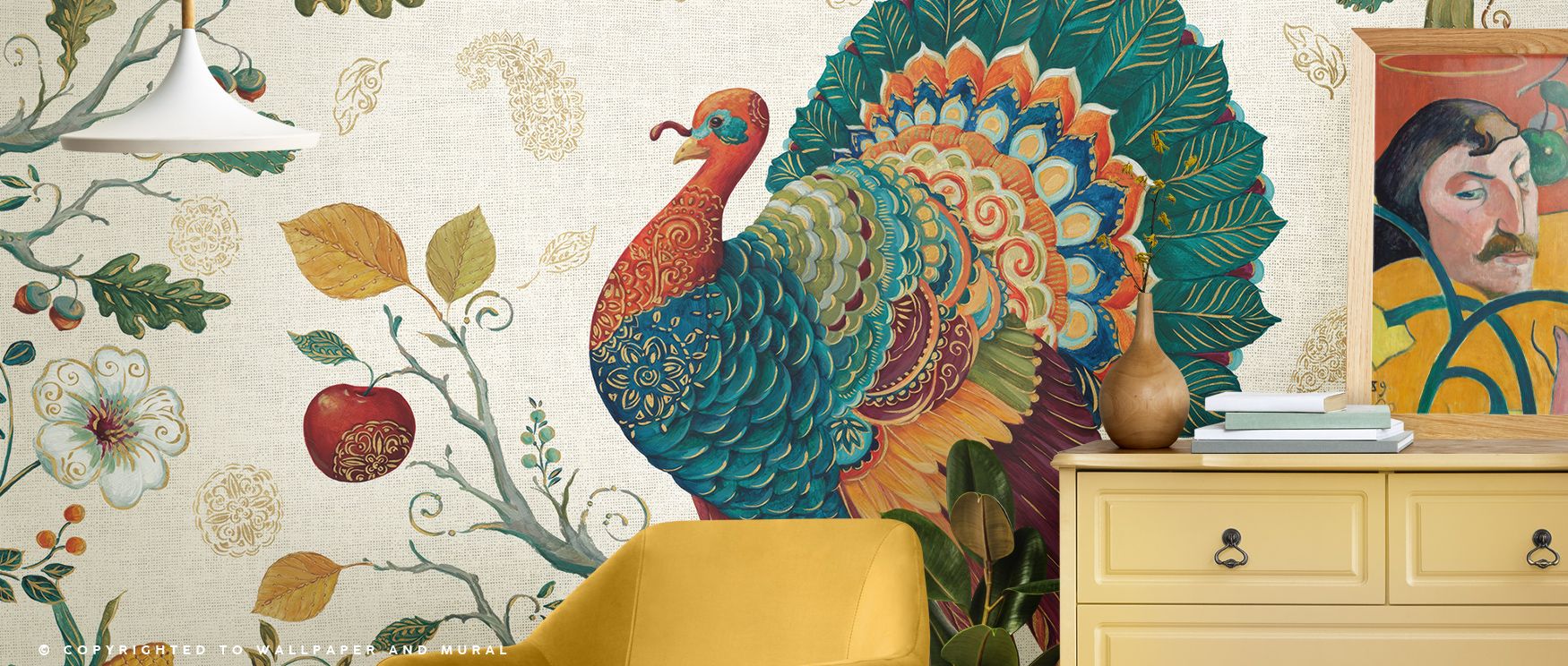 Spice Season II Warm Autumn Elegance Wallpaper radiates natural calm, earthy tones unfolding in soft depth, bedrooms enriched with serenity, interiors alive with seasonal charm, walls glowing with warmth and timeless artistry. 