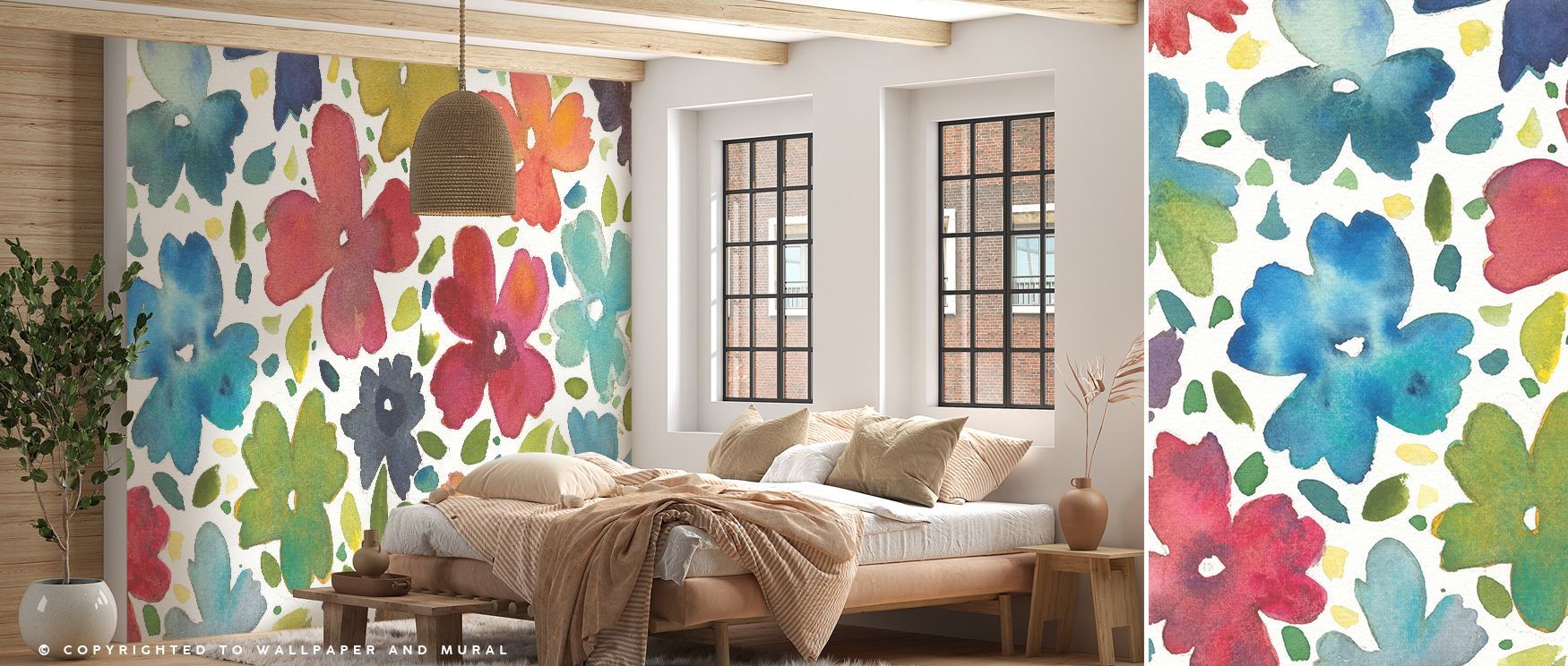 Blossoms glow with energy across the Spring Joy IV Vibrant Floral Wall Art, tones painted in luminous resonance, living rooms enriched with color, interiors glowing with optimism, walls transformed into canvases alive with seasonal vitality. 